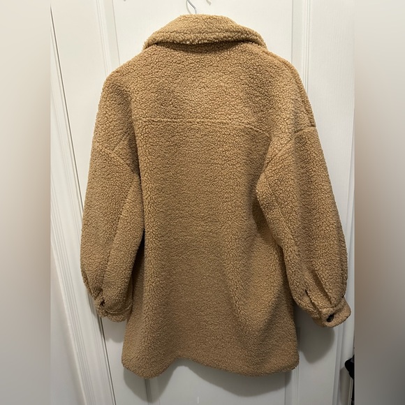 Avec les filles Women's Teddy coat oversize jacket size xs - Picture 4 of 8